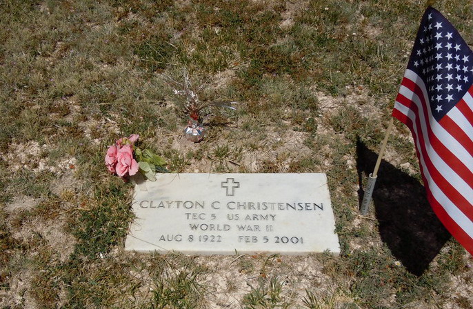 Headstone of Clayton Christensen